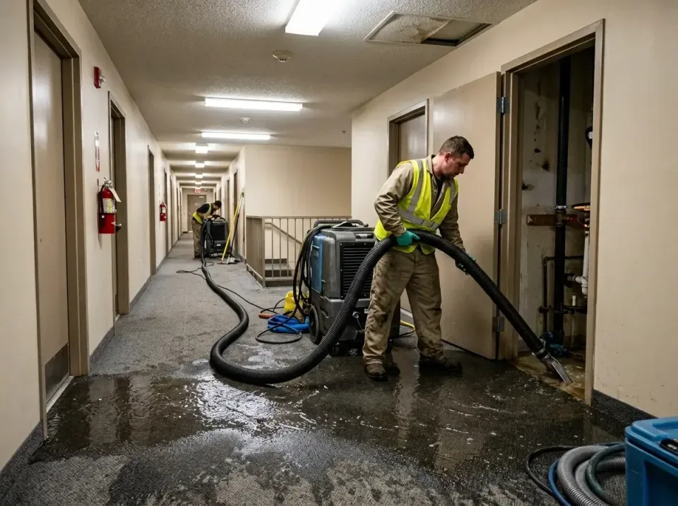 multi-unit-apartment-hallway-f-005 — frequently asked questions, Emergency Burst Pipe Water Extraction & Removal in Saranac…